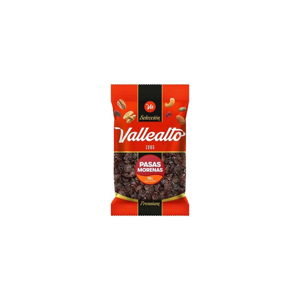 Pasas Morenas VALLEALTO Bolsa 150g Pasas Morenas VALLEALTO Bolsa 150g