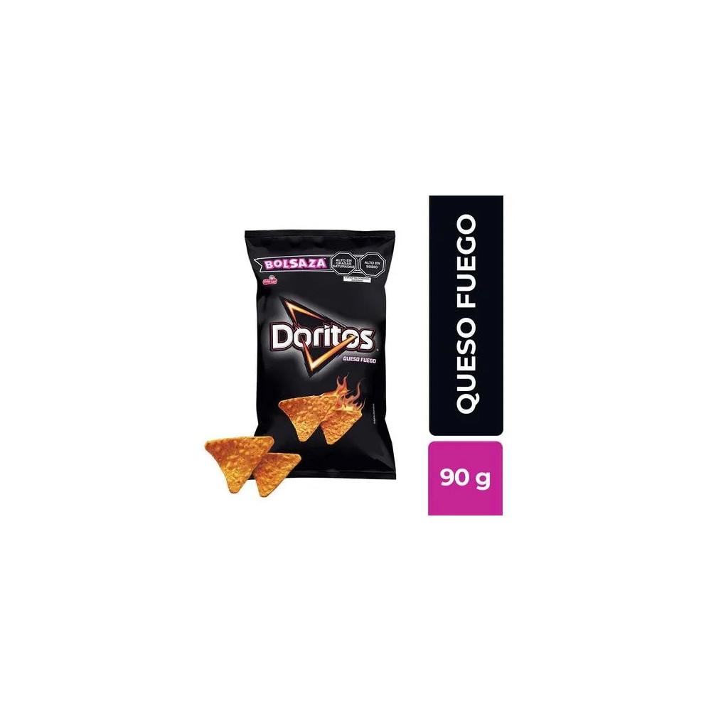 Tortillas de Maíz DORITOS Queso Fuego Bolsa 90g