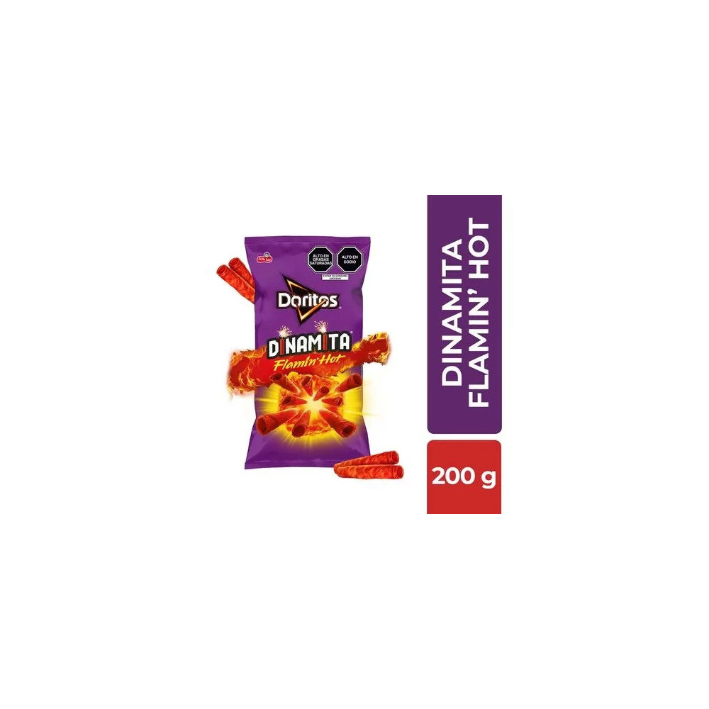 Tortillas de Maíz DORITOS Dinamita Bolsa 200g Tortillas de Maíz DORITOS Dinamita Bolsa 200g