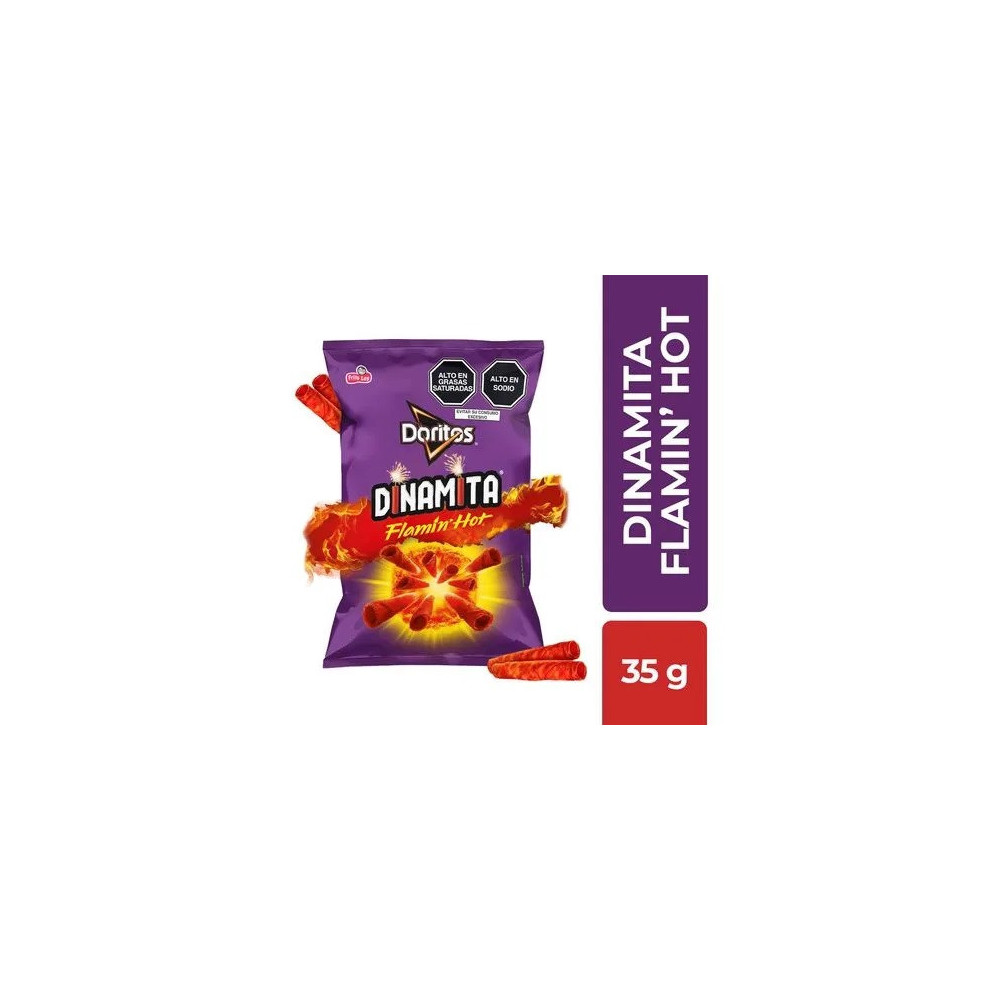 Tortillas de Queso DORITOS Dinamita Bolsa 35g Tortillas de Queso DORITOS Dinamita Bolsa 35g