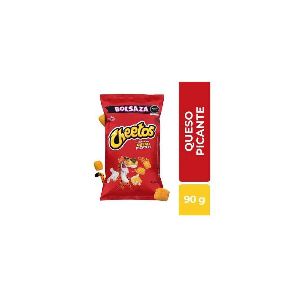 Piqueos CHEETOS Queso Picante Bolsa 90g