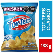 Piqueos TORTEES con Sal Bolsa 138g