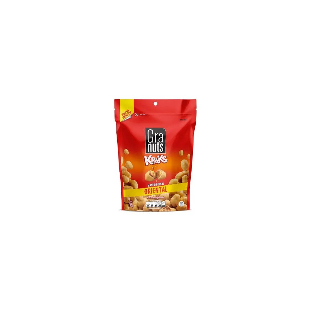 Maní GRANUTS Kraks Original Doypack 180g Maní GRANUTS Kraks Original Doypack 180g