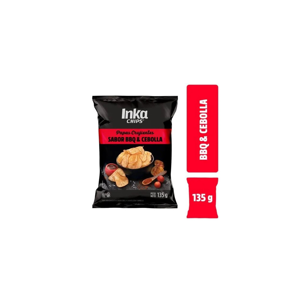 Papas INKA CHIPS BBQ & Cebolla Bolsa 135g