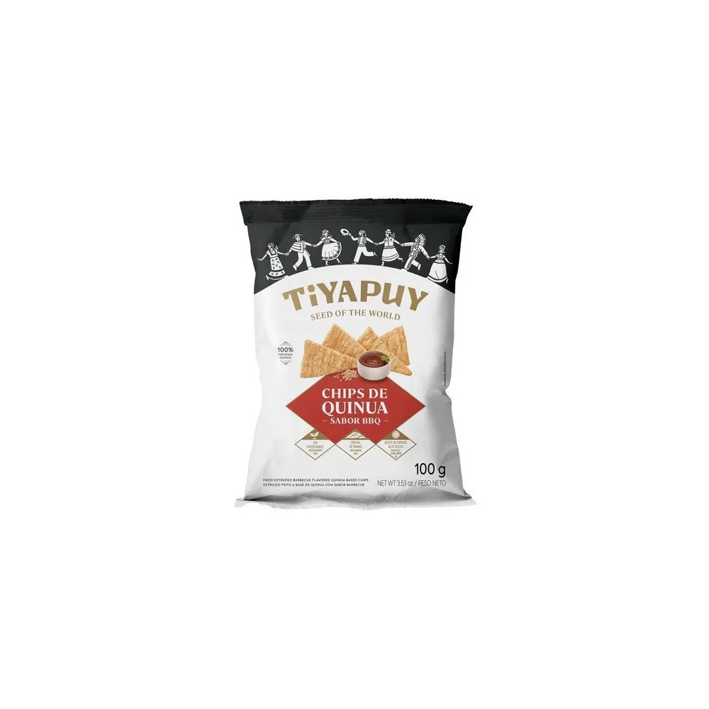 Chips de Quinua TIYAPUY BBQ Bolsa 100g Chips de Quinua TIYAPUY BBQ Bolsa 100g