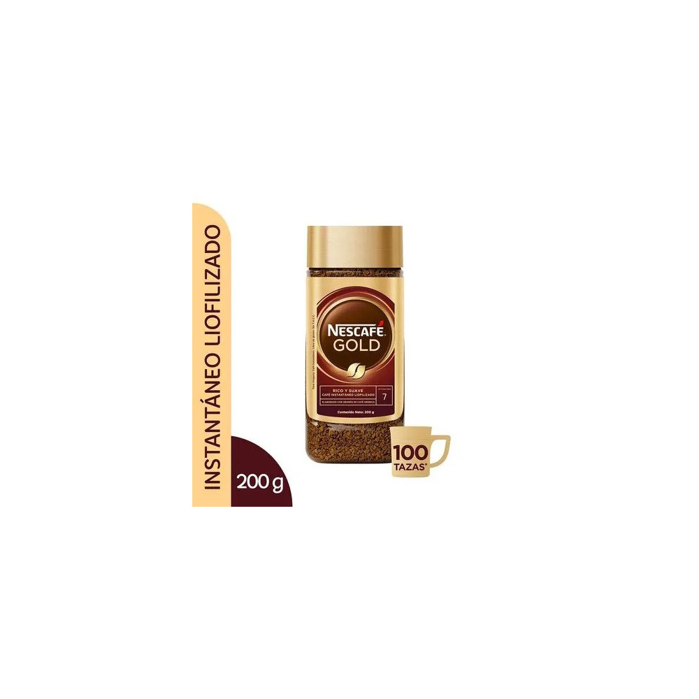 Café Granulado Gold NESCAFÉ Frasco 200g