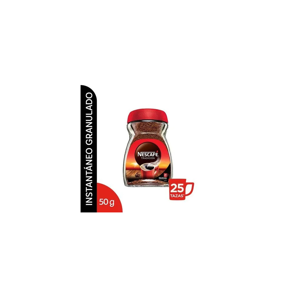 Café Instantáneo NESCAFÉ Tradición Frasco 50g Café Instantáneo NESCAFÉ Tradición Frasco 50g