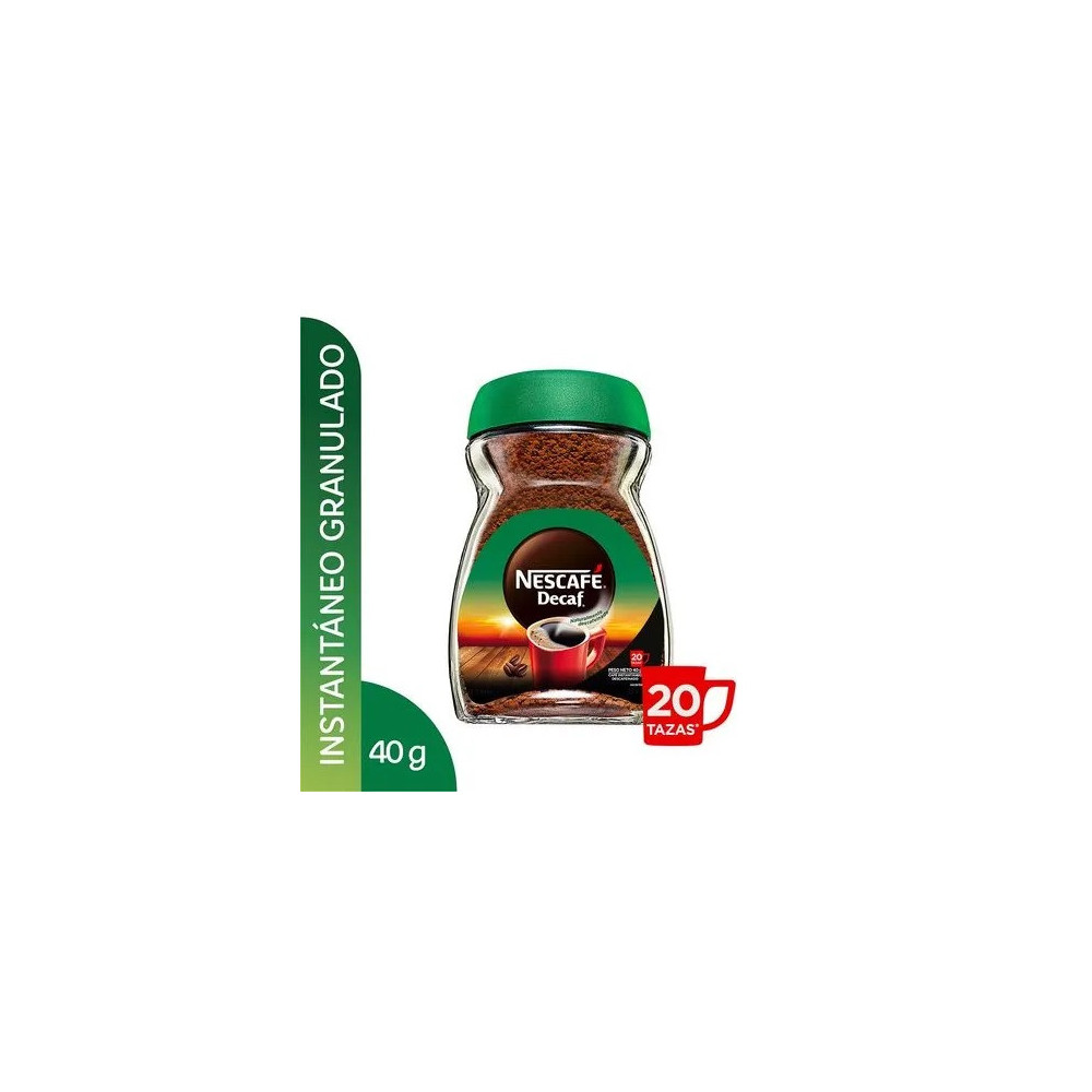 Café Instantáneo NESCAFÉ Descafeinado Frasco 40g