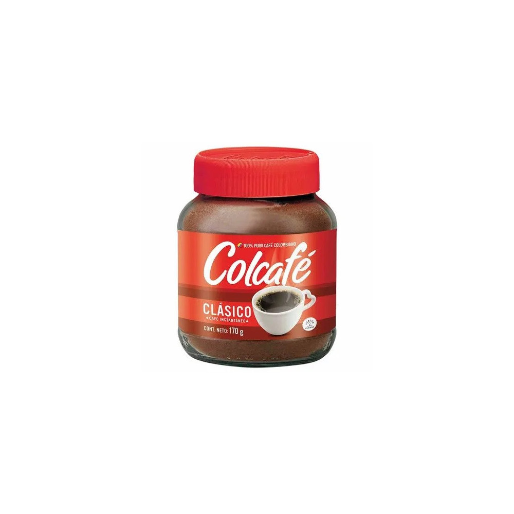 Café Instantáneo COLCAFÉ Clásico Frasco 170g