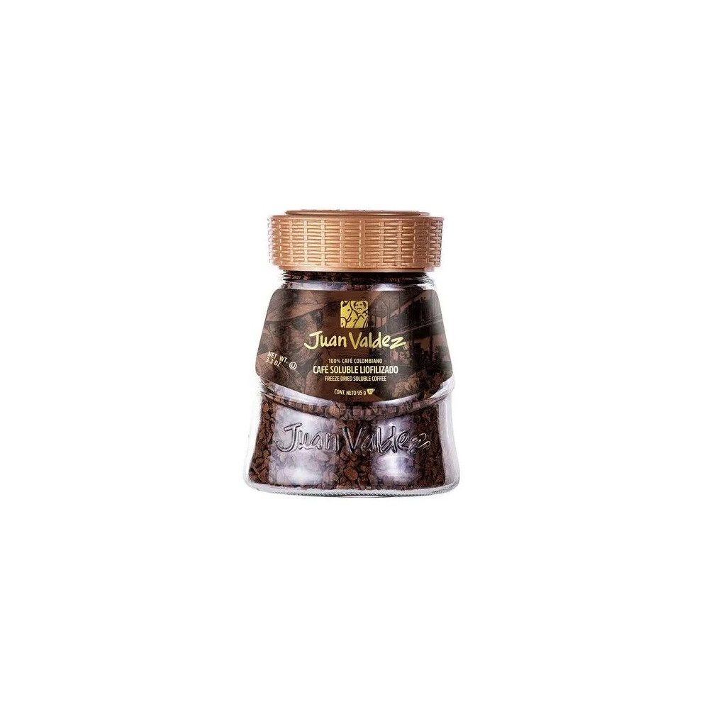 Café Liofilizado JUAN VALDEZ Regular Frasco 95g