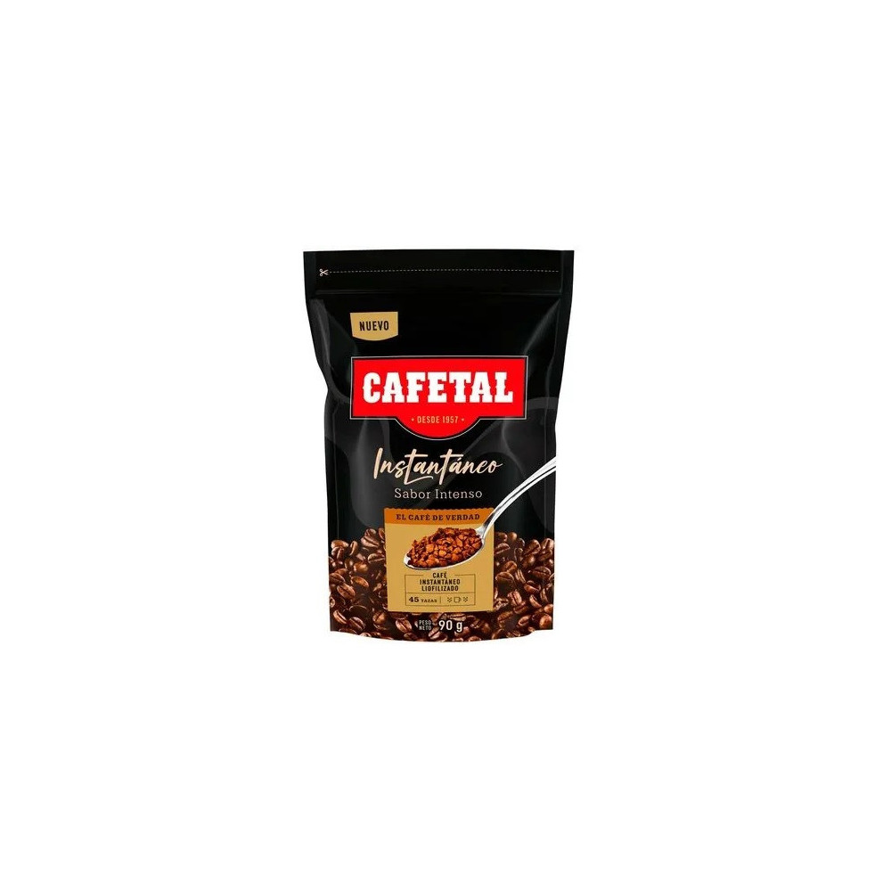Café Instantáneo Intenso CAFETAL Doypack 90g