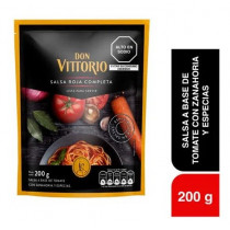 Salsa Roja de Tomate DON VITTORIO Doypack 200g