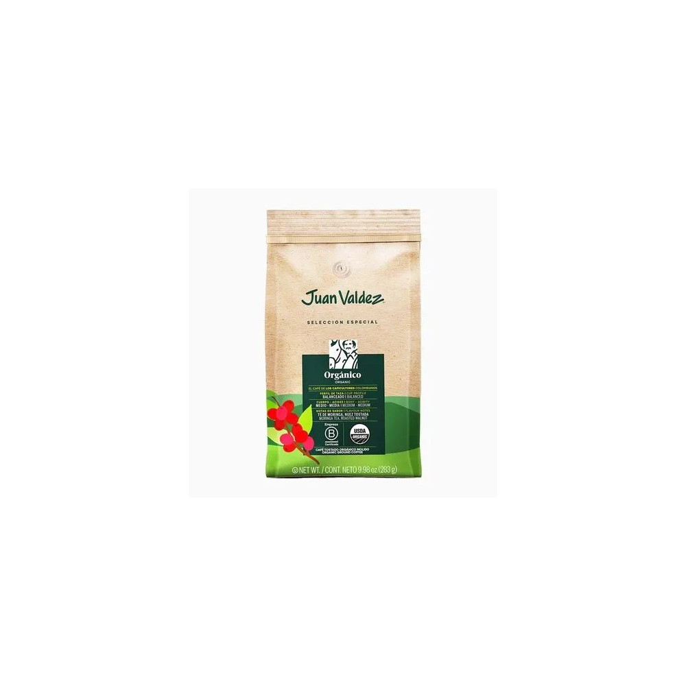 Café Molido JUAN VALDEZ Orgánico Bolsa 283g