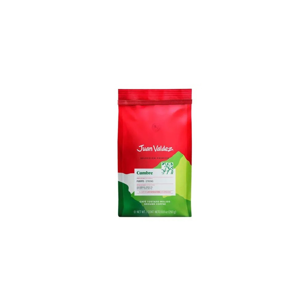 Café Molido JUAN VALDEZ Cumbre Bolsa 250g Café Molido JUAN VALDEZ Cumbre Bolsa 250g