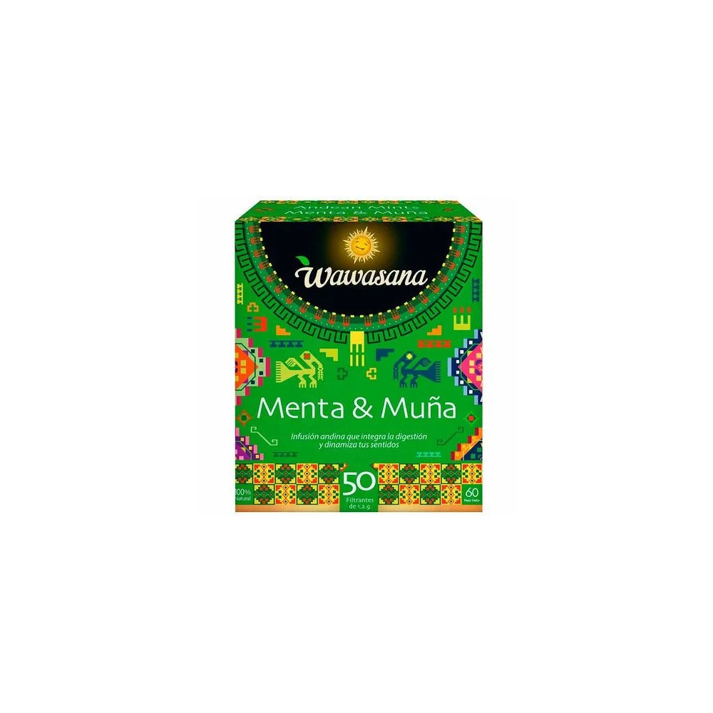Té Menta y Muña WAWASANA Caja 50g Té Menta y Muña WAWASANA Caja 50g