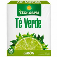 Infusión Té Verde WAWASANA Limón Caja 50unidades