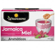 Infusiones de Jamaica con Sabor a Miel WAWASANA Caja 20unidades