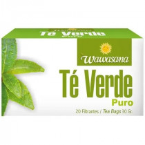 Infusiones WAWASANA Té verde Caja 20unidades