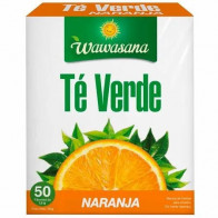 Infusión Té Verde WAWASANA Naranja Caja 50unidades