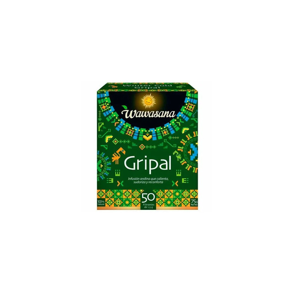 Infusión Gripal WAWASANA con Hierbas Andinas Caja 50unidades Infusión Gripal WAWASANA con Hierbas Andinas Caja 50unidades