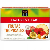 Infusión NATURE'S HEART Frutas Tropicales Caja 20unidades