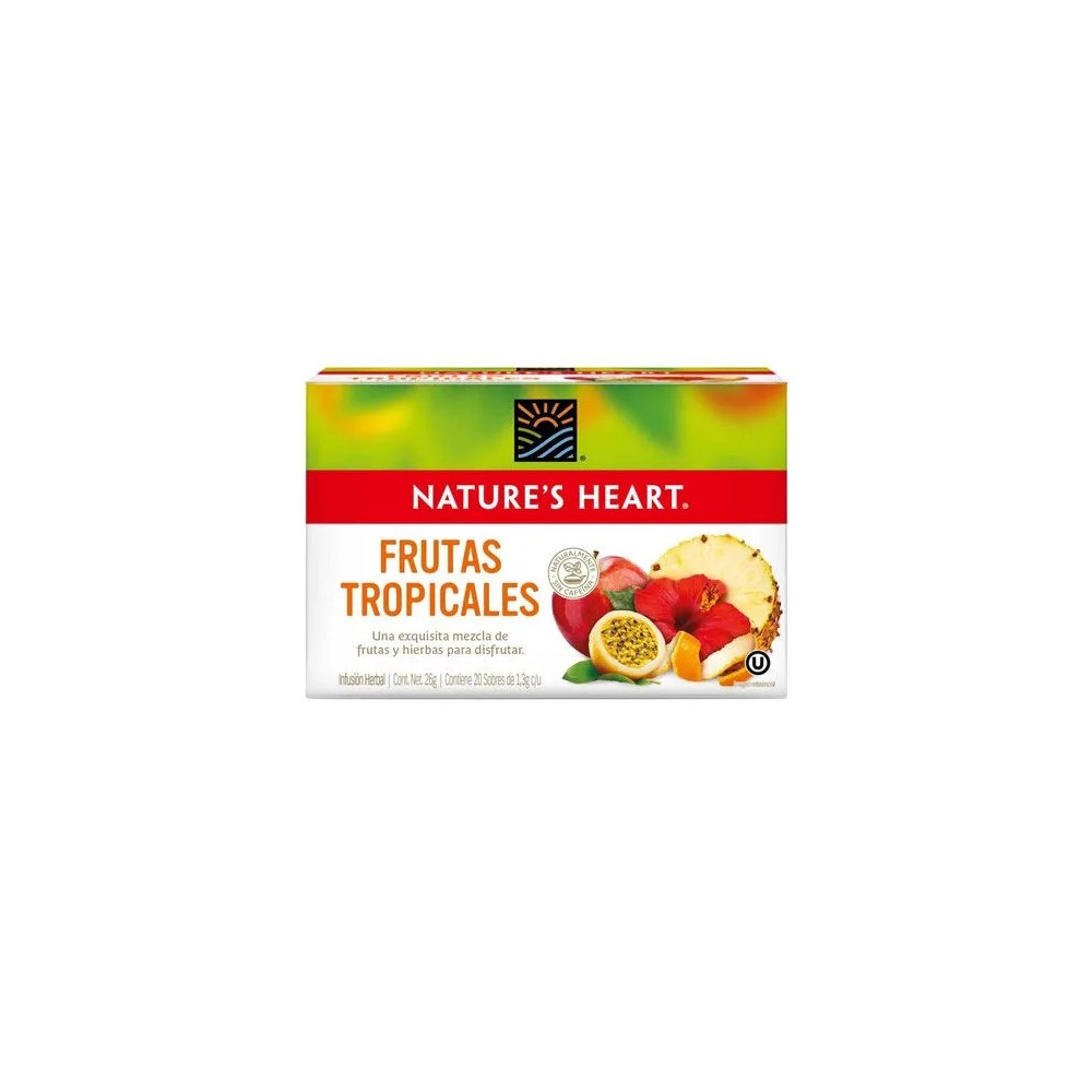Infusión NATURE'S HEART Frutas Tropicales Caja 20unidades