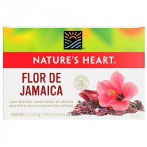 Infusión NATURE'S HEART Flor de Jamaica Caja 20unidades