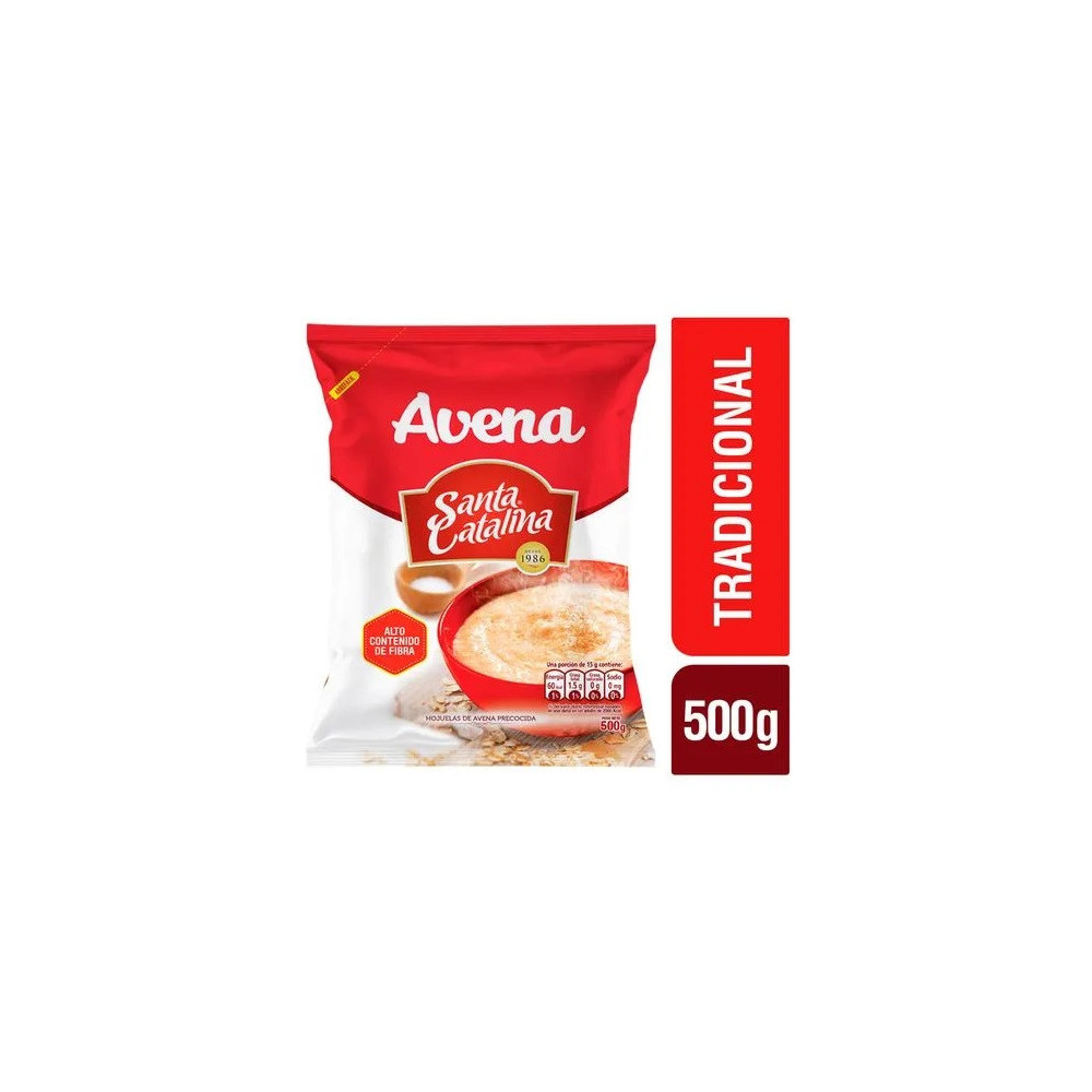 Avena SANTA CATALINA Natural Bolsa 500g Avena SANTA CATALINA Natural Bolsa 500g