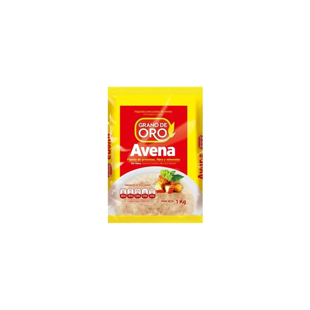 Avena GRANO DE ORO Bolsa 1Kg Avena GRANO DE ORO Bolsa 1Kg