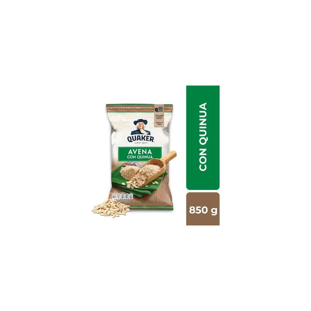Avena con Quinua QUAKER Bolsa 850g Avena con Quinua QUAKER Bolsa 850g