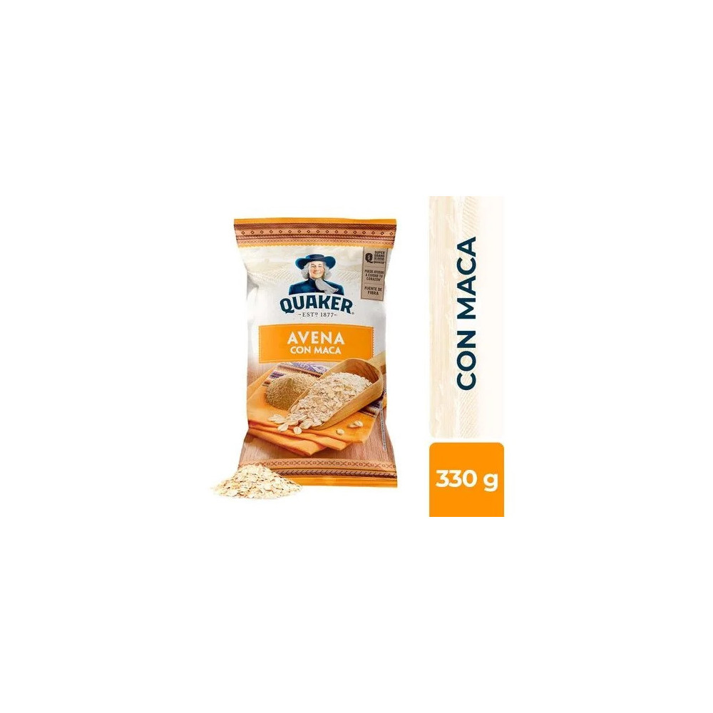 Avena QUAKER con Maca Bolsa 330g Avena QUAKER con Maca Bolsa 330g