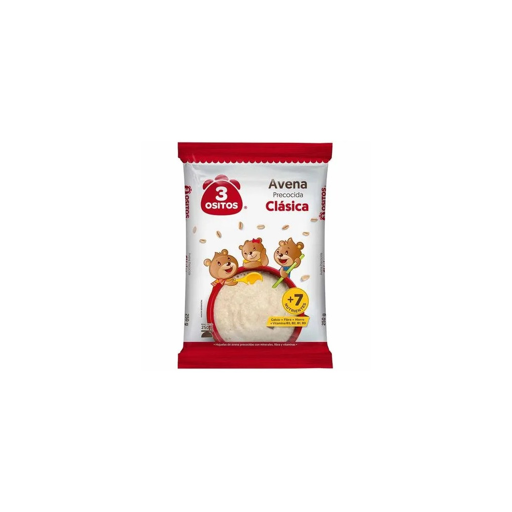 Avena Clásica 3 OSITOS Bolsa 250g Avena Clásica 3 OSITOS Bolsa 250g