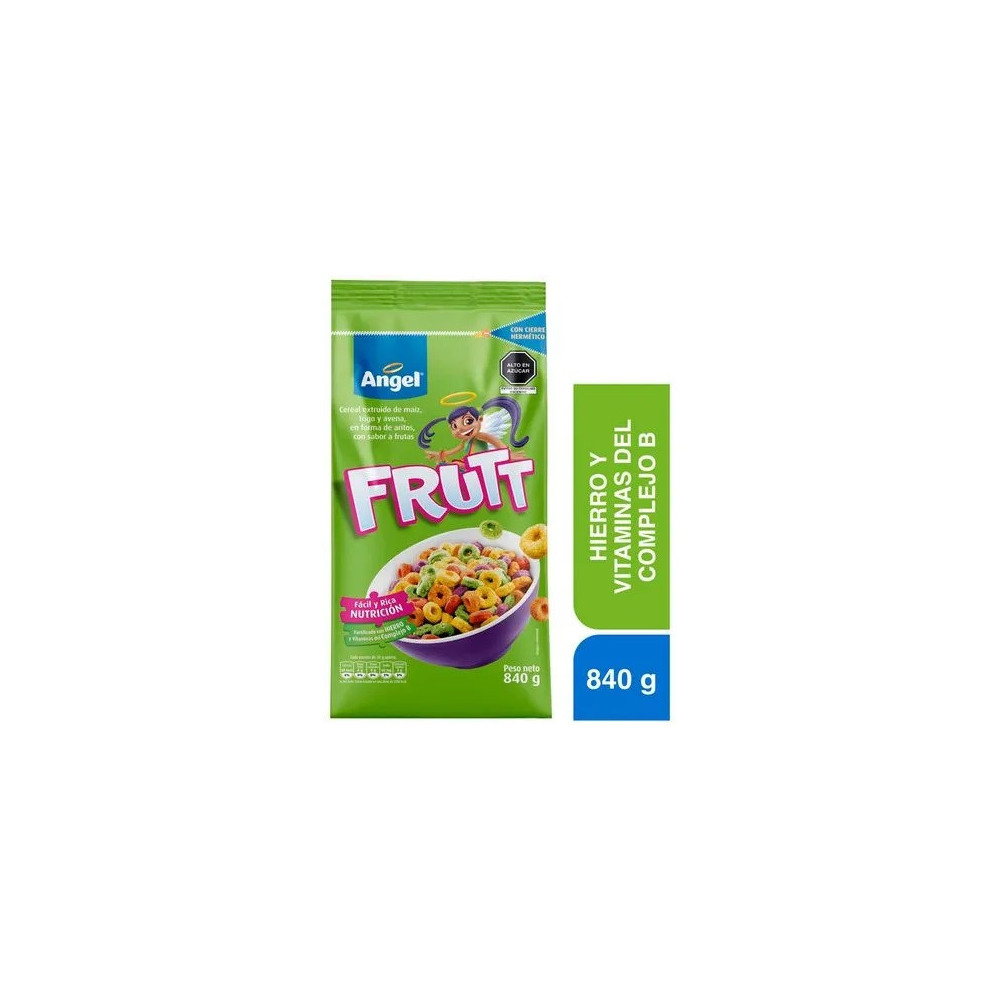 Cereal ÁNGEL Trigo y Avena Frutas Doypack 840g