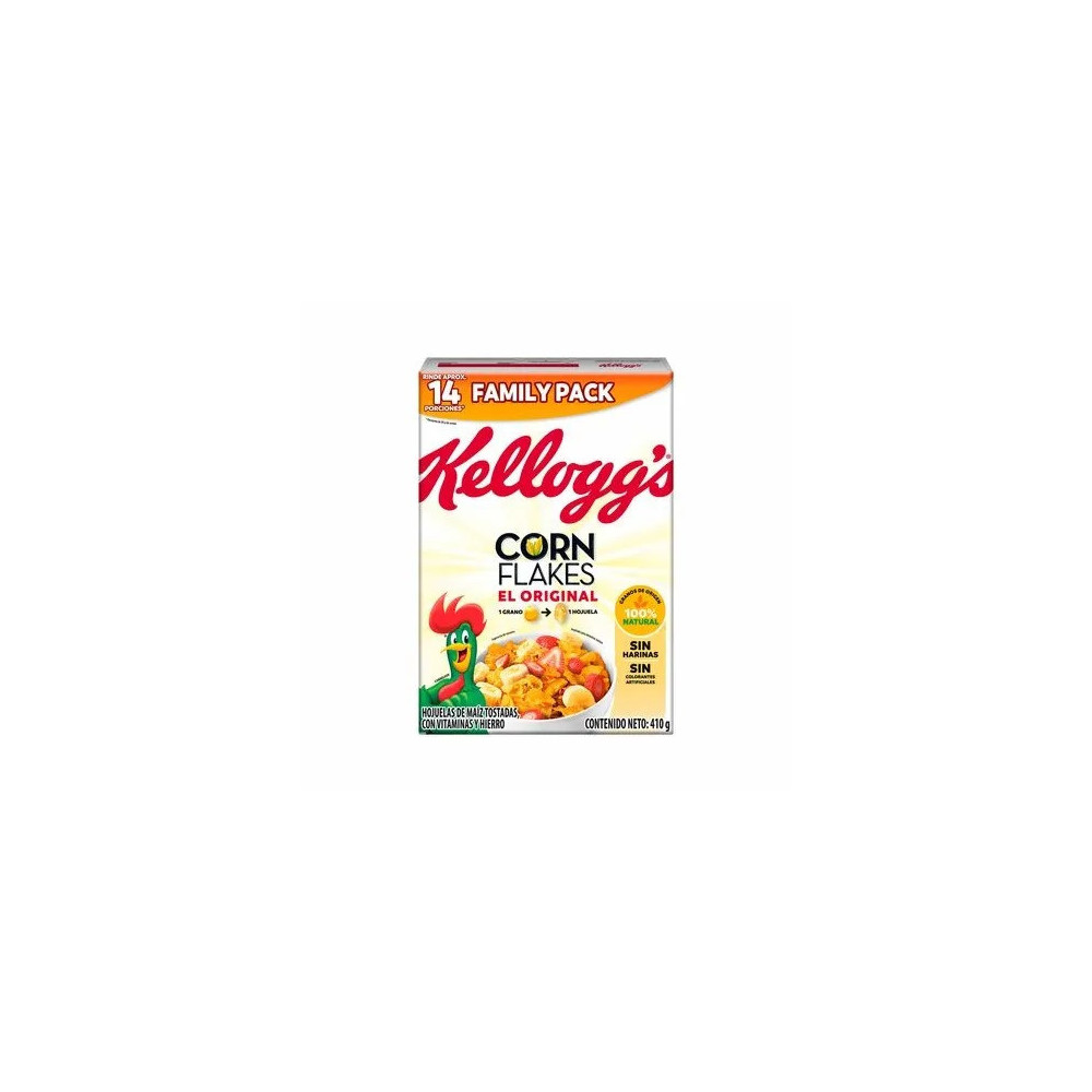 Cereal KELLOGGS Corn Flakes Caja 410g Cereal KELLOGGS Corn Flakes Caja 410g
