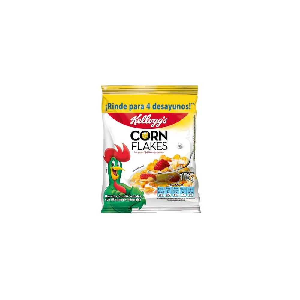 Cereal KELLOGG'S Corn Flakes Bolsa 110g Cereal KELLOGG'S Corn Flakes Bolsa 110g