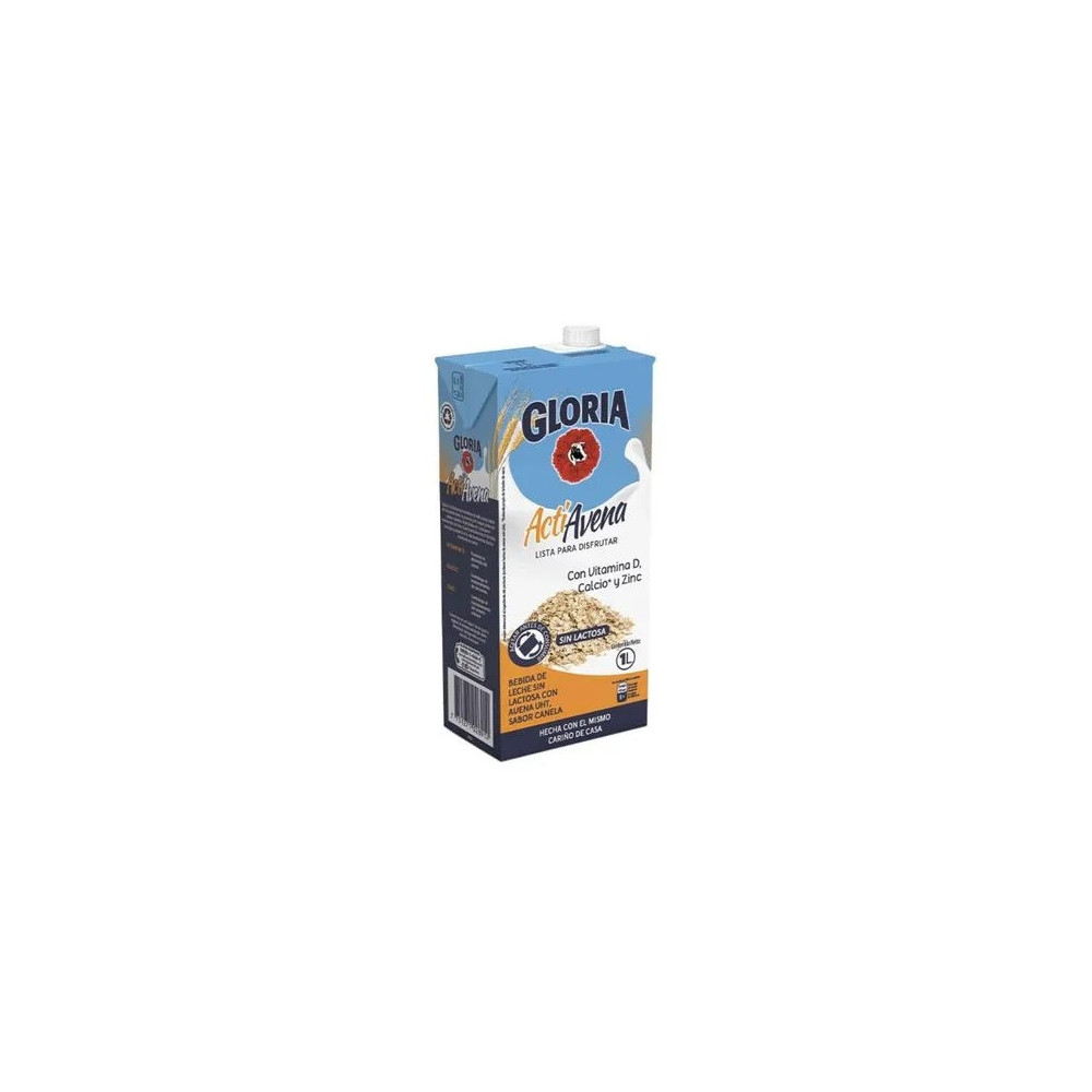 Leche GLORIA UHT Actiavena Caja 1L