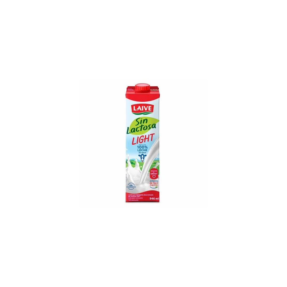 Leche sin Lactosa LAIVE UHT Tetrapack 946ml