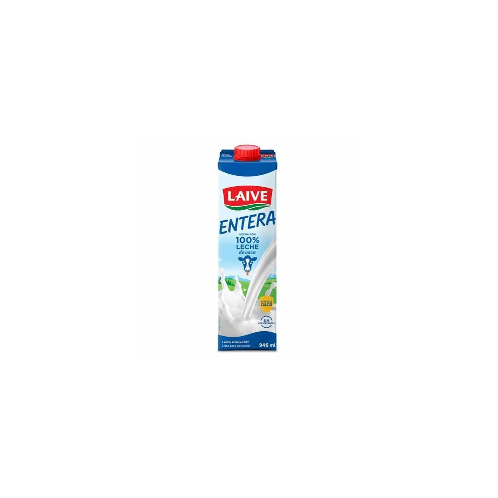 Leche LAIVE UHT Entera Tetrapack 946ml Leche LAIVE UHT Entera Tetrapack 946ml