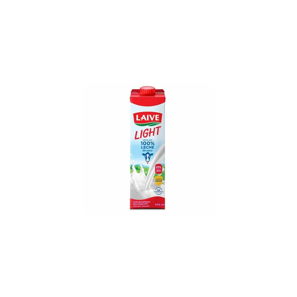 Leche LAIVE UHT Light Tetrapack 946ml