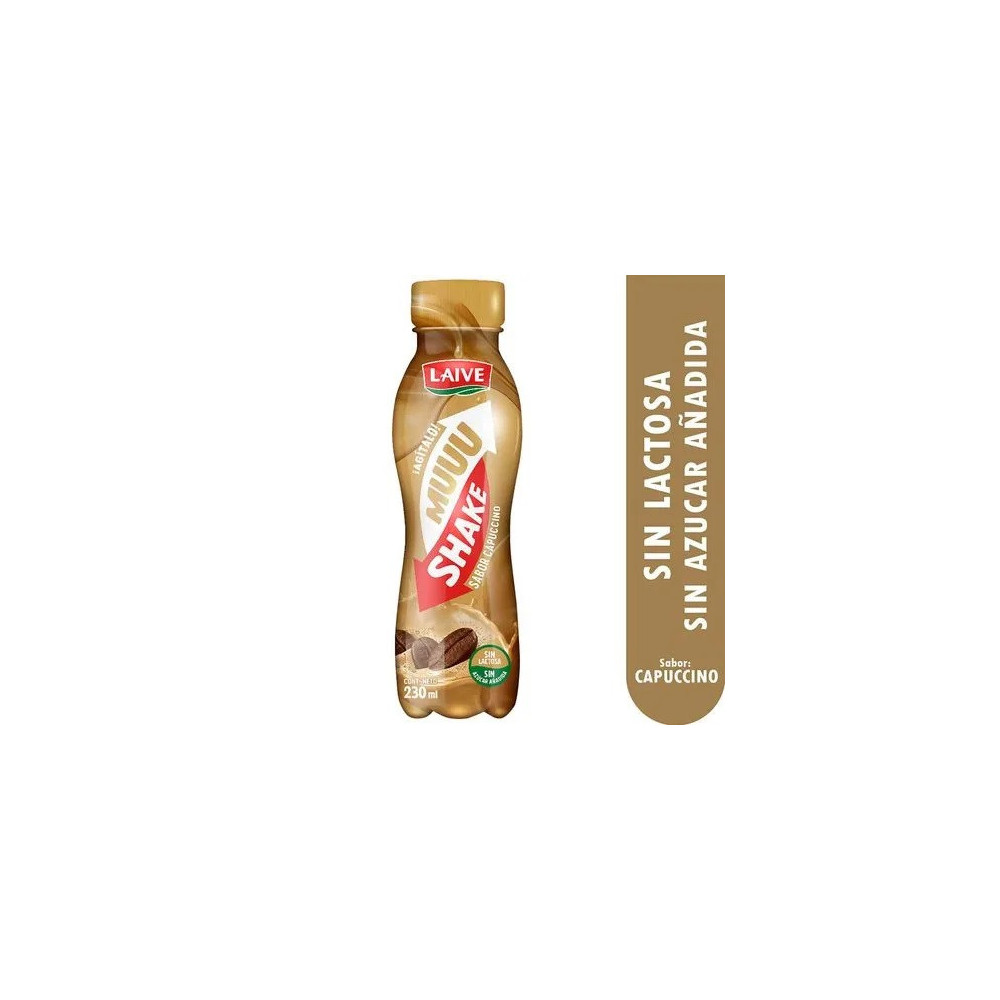 Leche UHT LAIVE Muuushake Capuccino Botella 230ml Leche UHT LAIVE Muuushake Capuccino Botella 230ml