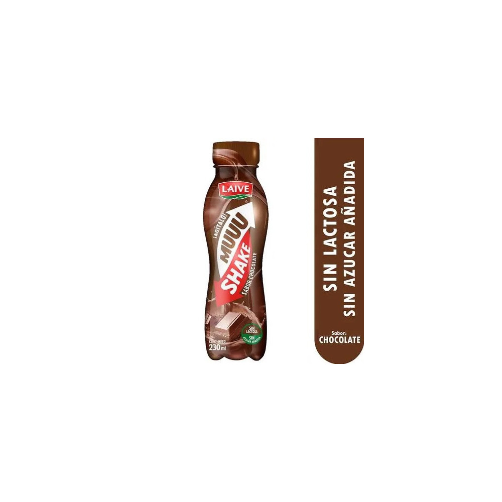 Leche UHT LAIVE Muuushake Chocolate Botella 230ml Leche UHT LAIVE Muuushake Chocolate Botella 230ml