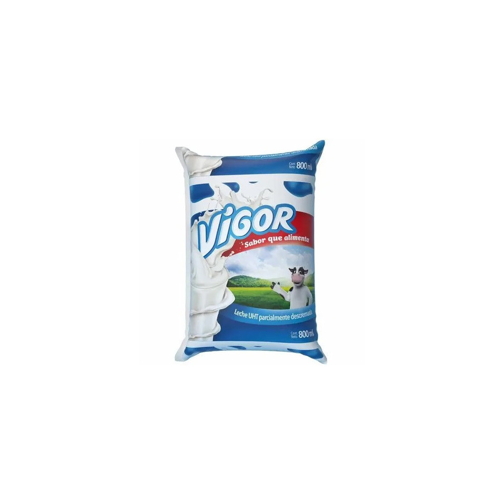 Leche UHT VIGOR Bolsa 800ml
