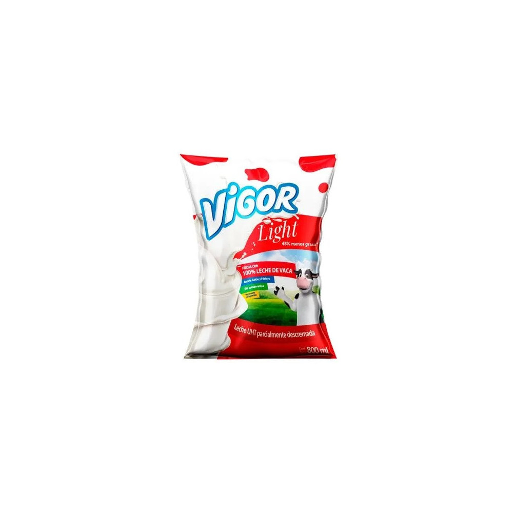 Leche Light VIGOR Bolsa 800ml Leche Light VIGOR Bolsa 800ml