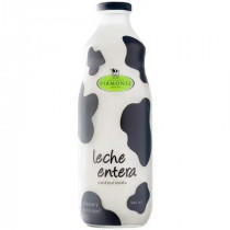 Leche Entera PIAMONTE Botella de Vidrio 946ml