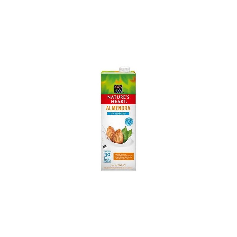 Bebida de Almendra NATURE'S HEART Sin Azúcar Caja 946ml