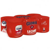 Leche GLORIA Light Lata 170g Paquete 6unidades