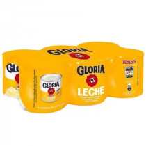 Leche GLORIA Niños Lata 170g Paquete 6unidades
