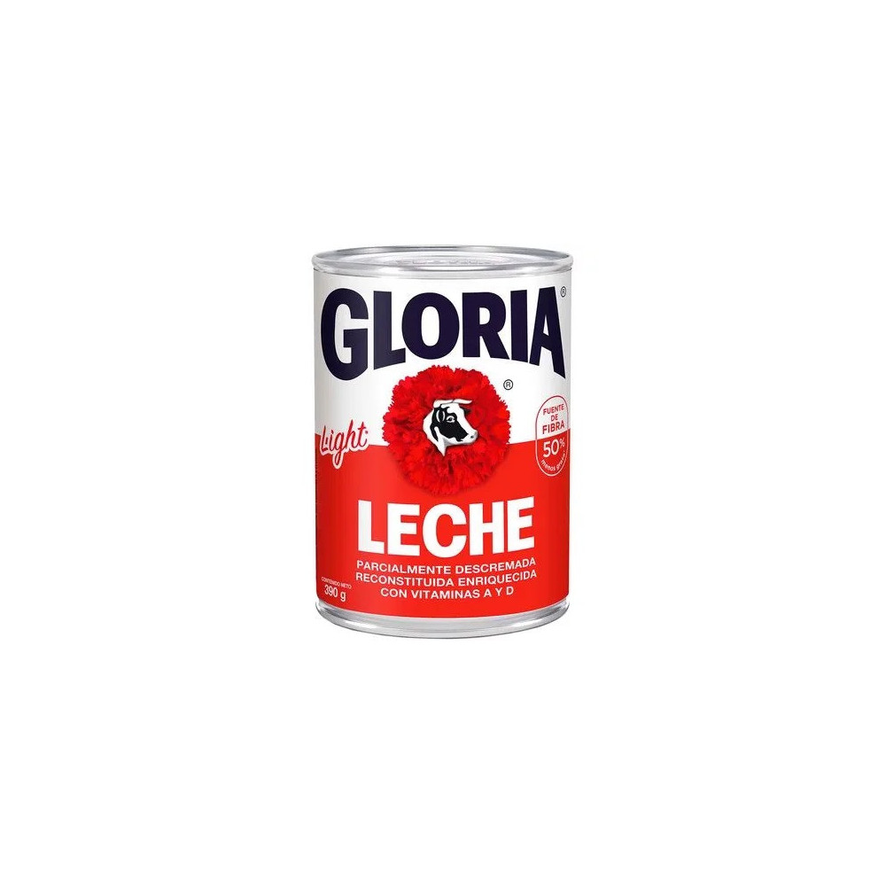 Leche Light GLORIA Lata 390g