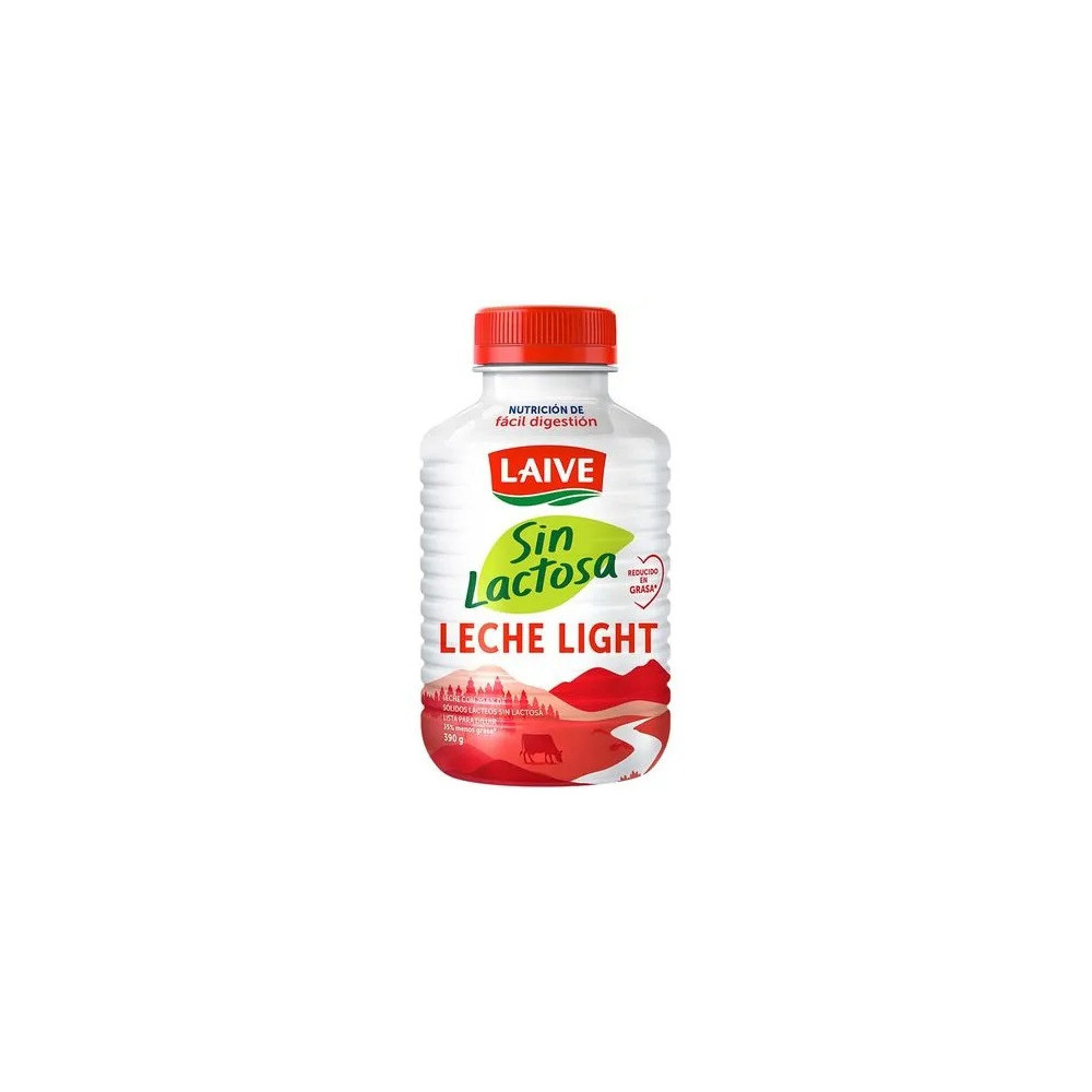 Leche sin Lactosa LAIVE Light Botella 390g