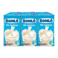 Mezcla Láctea BONLÉ sin Lactosa Caja 480g Paquete 6unidades